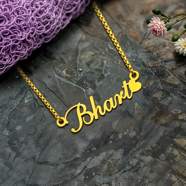 Custom Name Gold Pendants